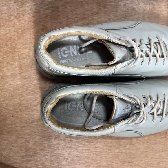 Puma Titan Tour Ignite Premium Golf Shoes Men Size 10 Drizzle-green gecko - Picture 9 of 10